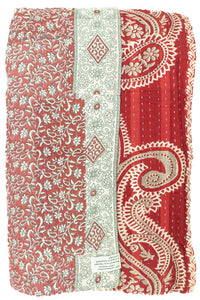 Lucky Large Kantha Throw Blanket