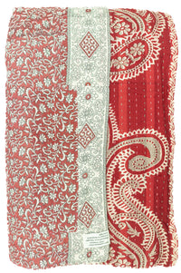 Lucky Large Kantha Throw Blanket