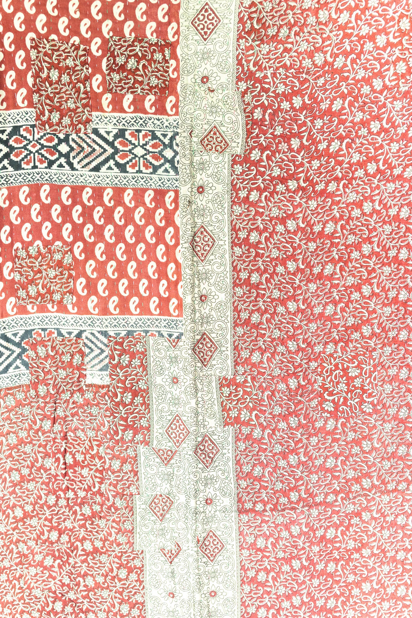 Lucky Large Kantha Throw Blanket