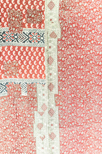 Lucky Large Kantha Throw Blanket