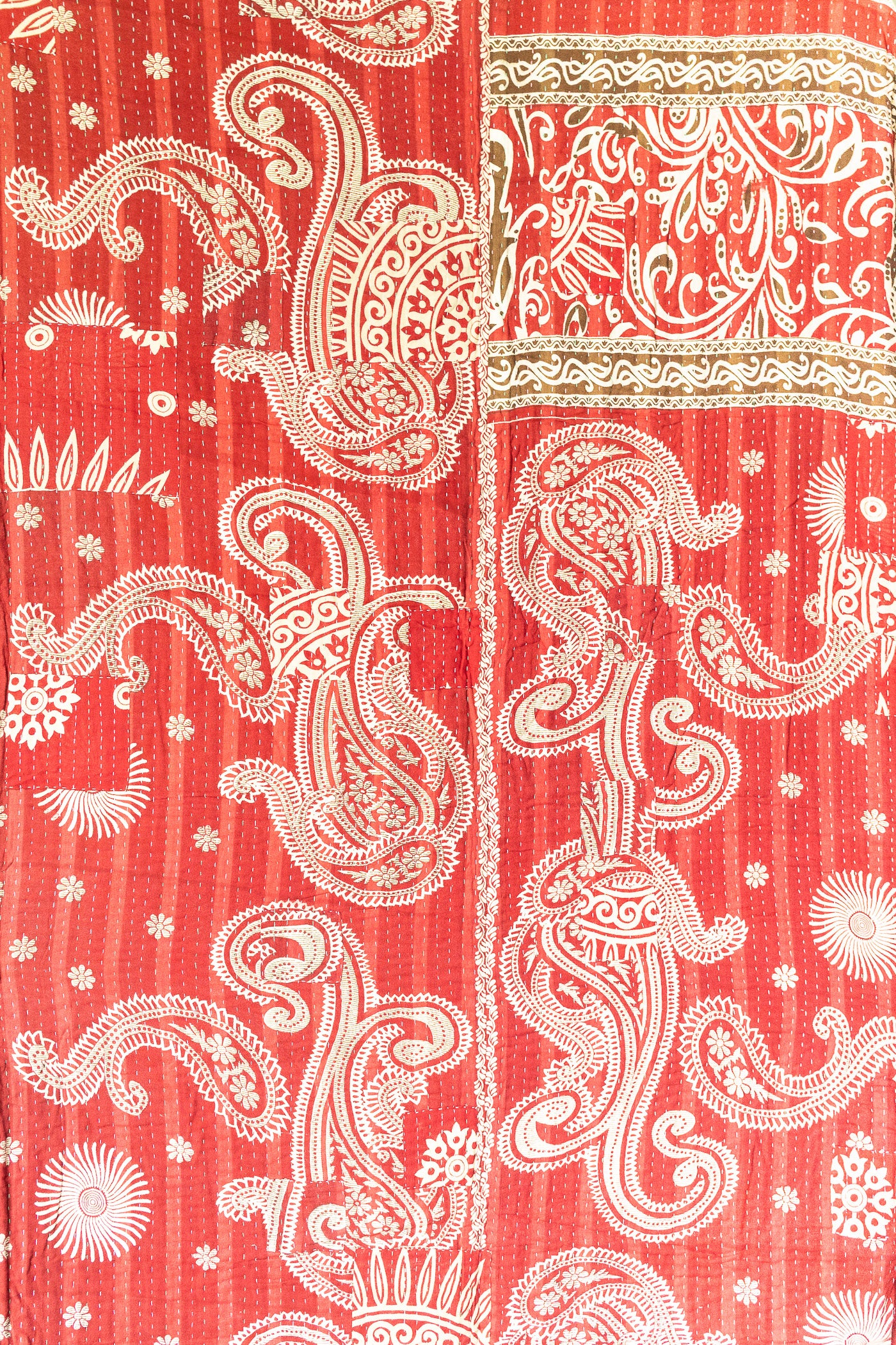 Lucky Large Kantha Throw Blanket