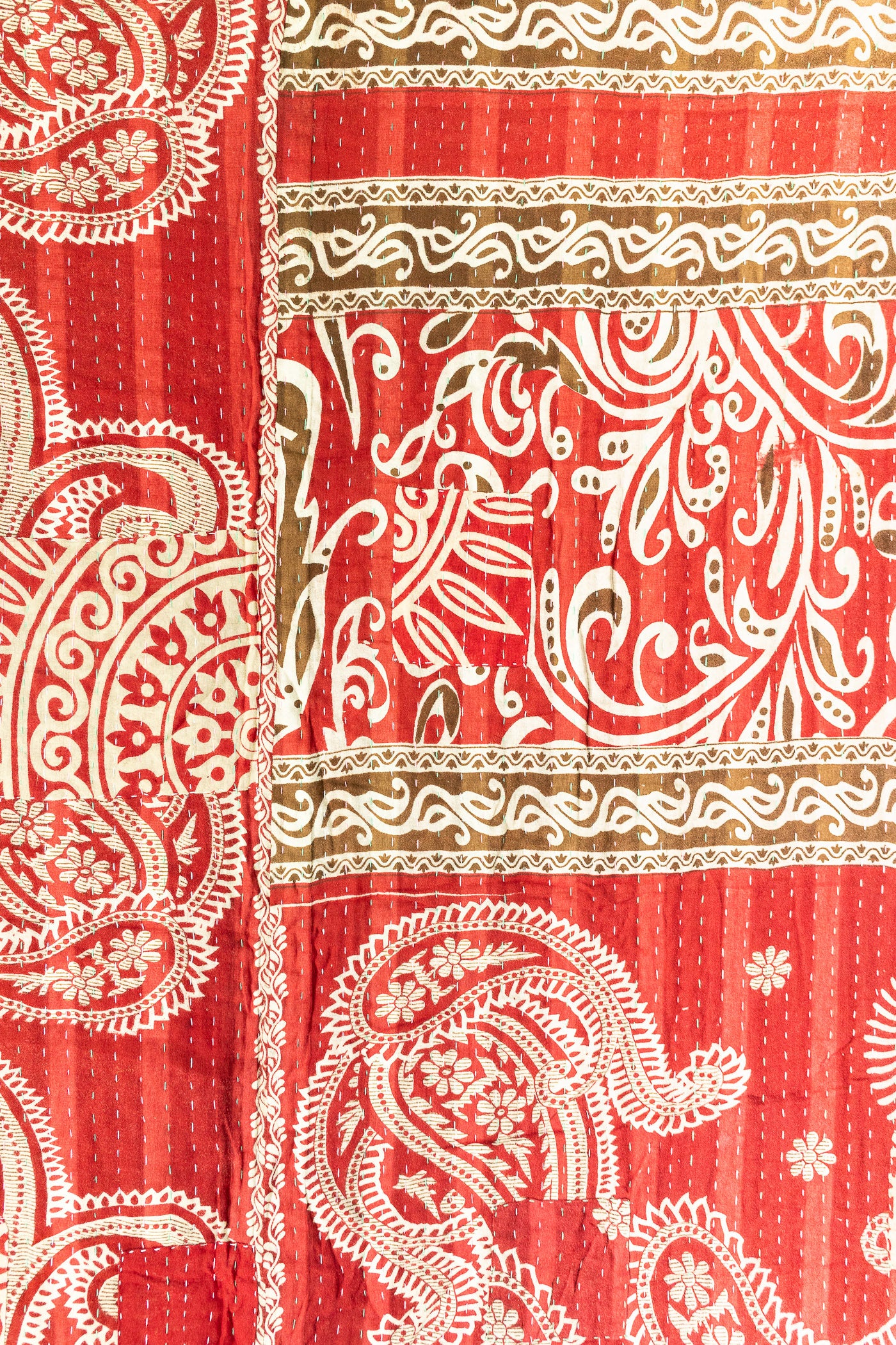 Lucky Large Kantha Throw Blanket
