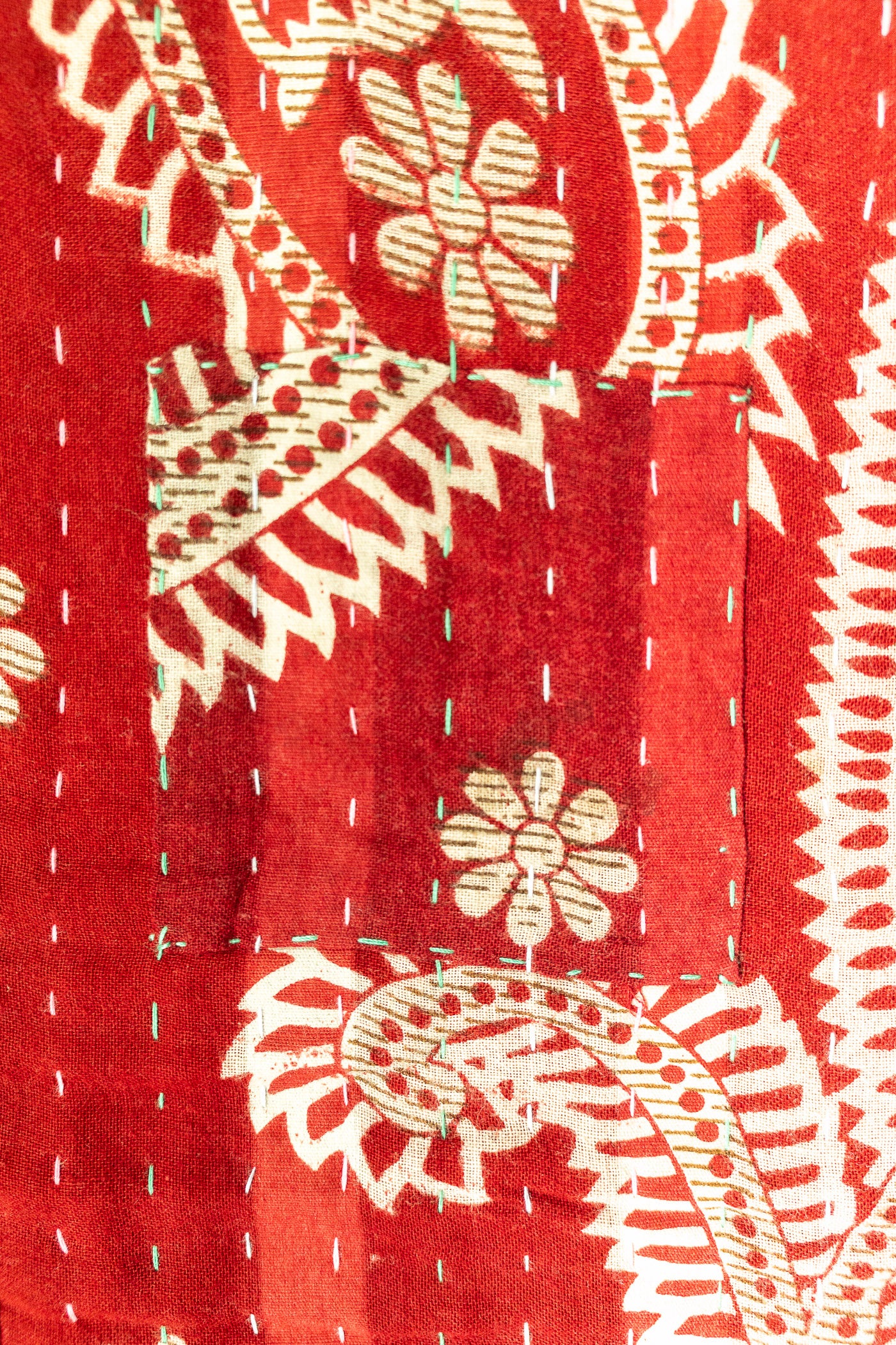 Lucky Large Kantha Throw Blanket