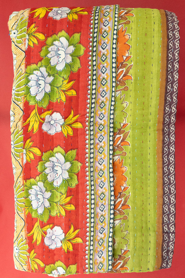 Kantha Holiday Throw