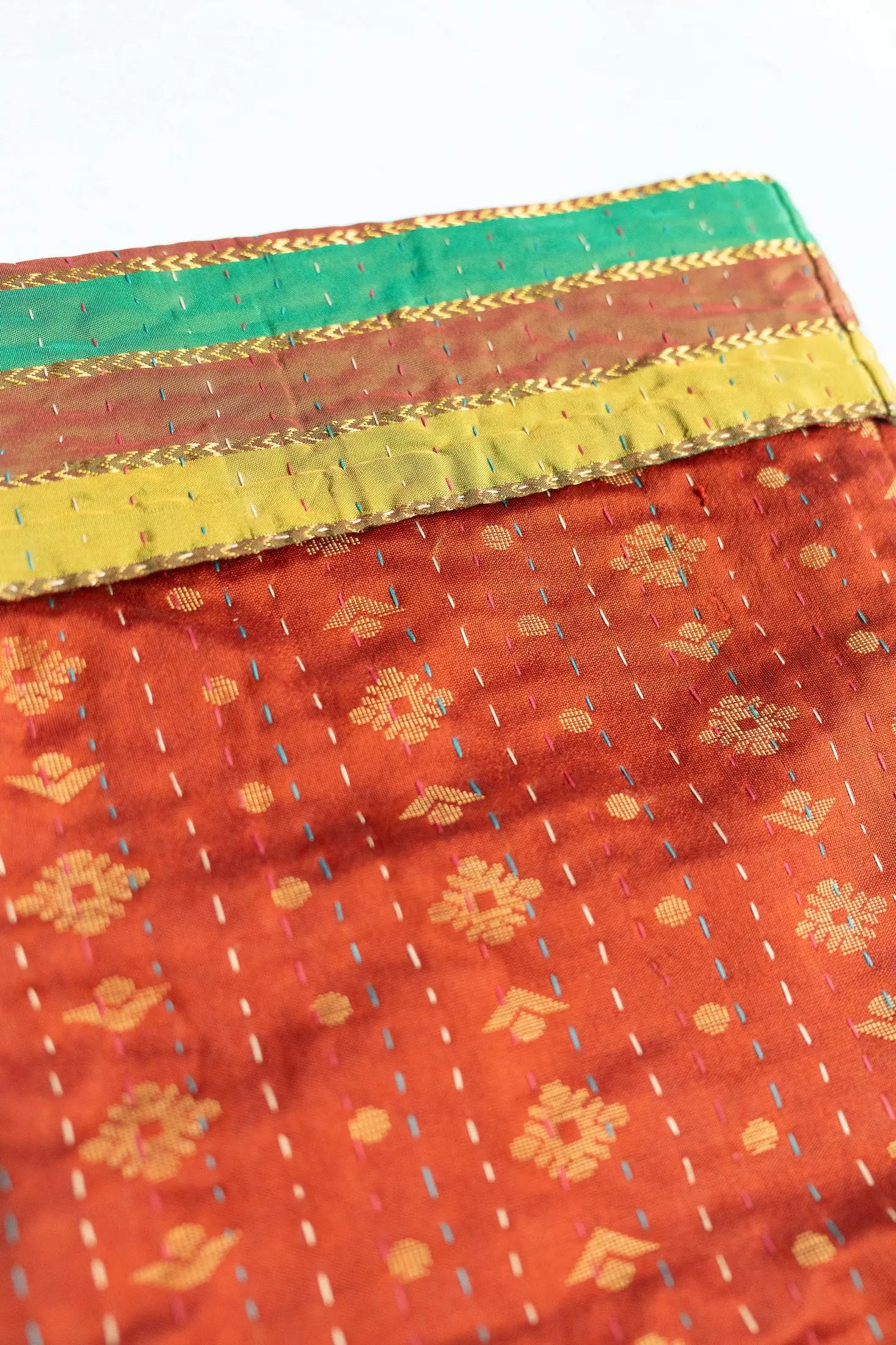 Kantha Holiday Stocking — Luxe No. 21