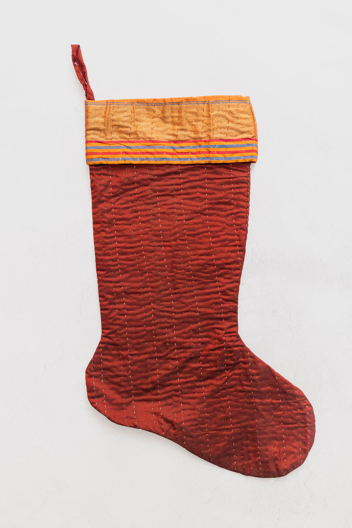 dignify Kantha Luxe Christmas Stocking No. 51