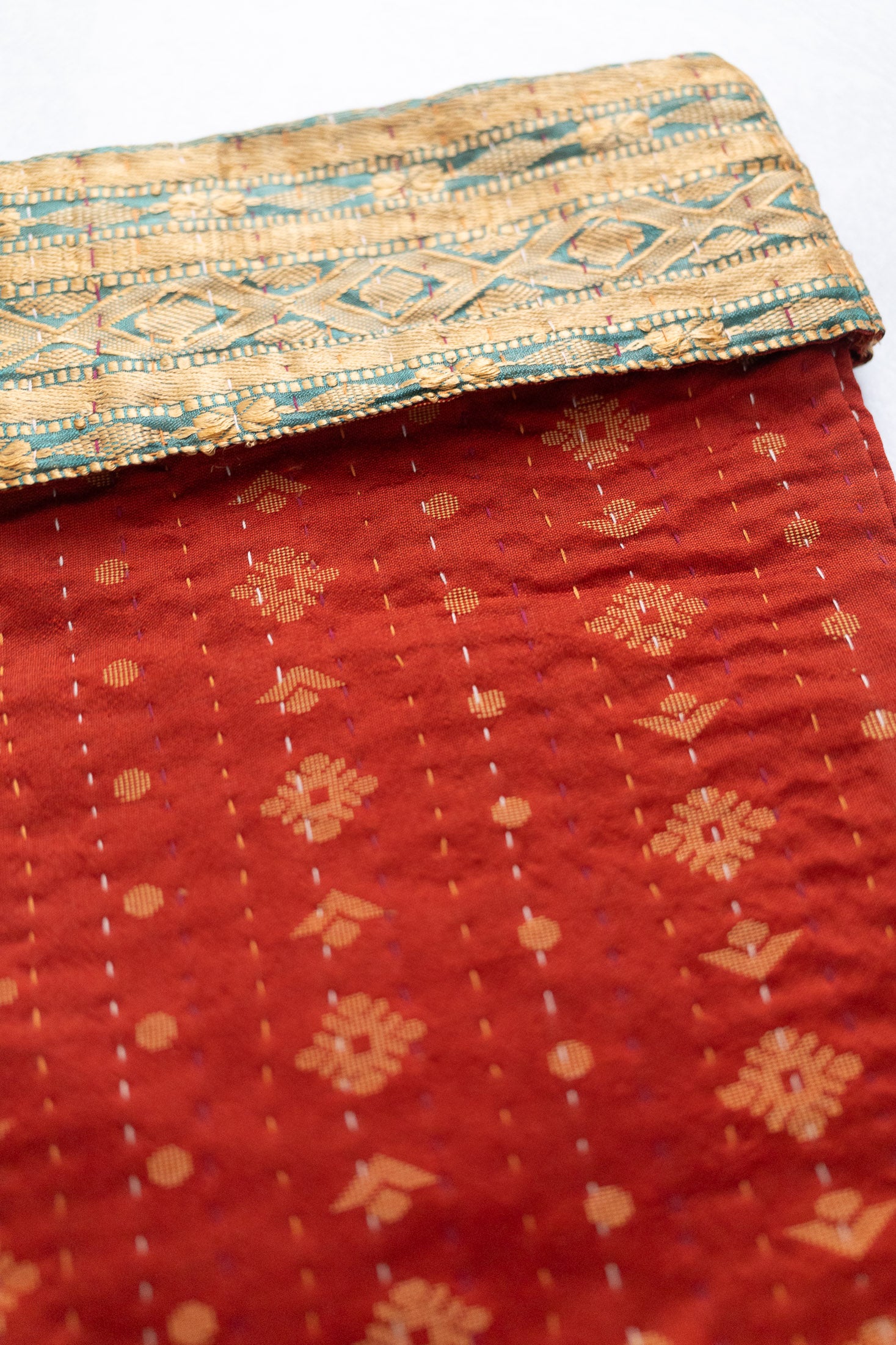 Kantha Holiday Stocking — Luxe No. 52