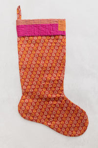 dignify Kantha Luxe Christmas Stocking No. 53