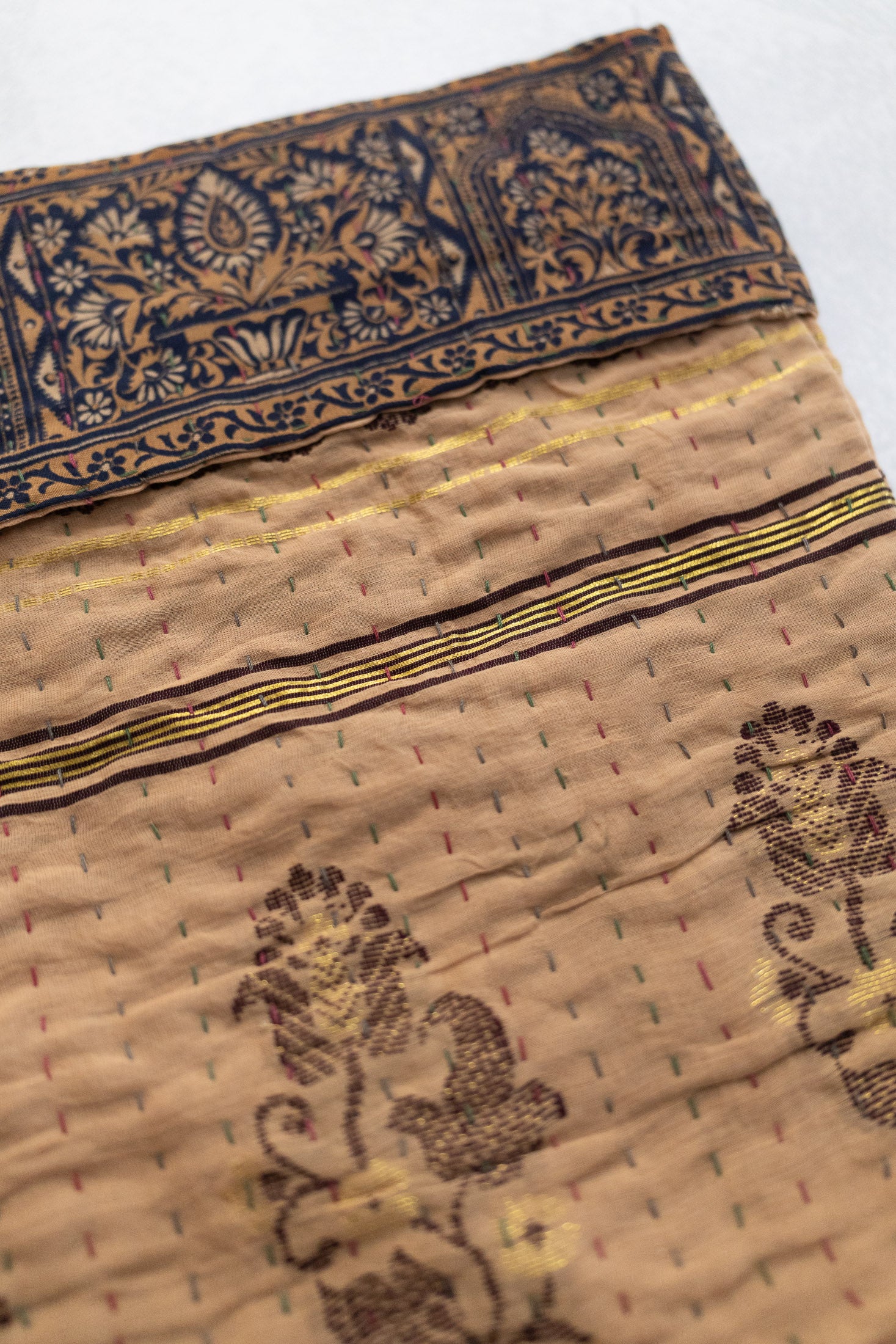 Kantha Holiday Stocking — Luxe No. 54