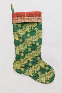 dignify Kantha Luxe Christmas Stocking No. 55