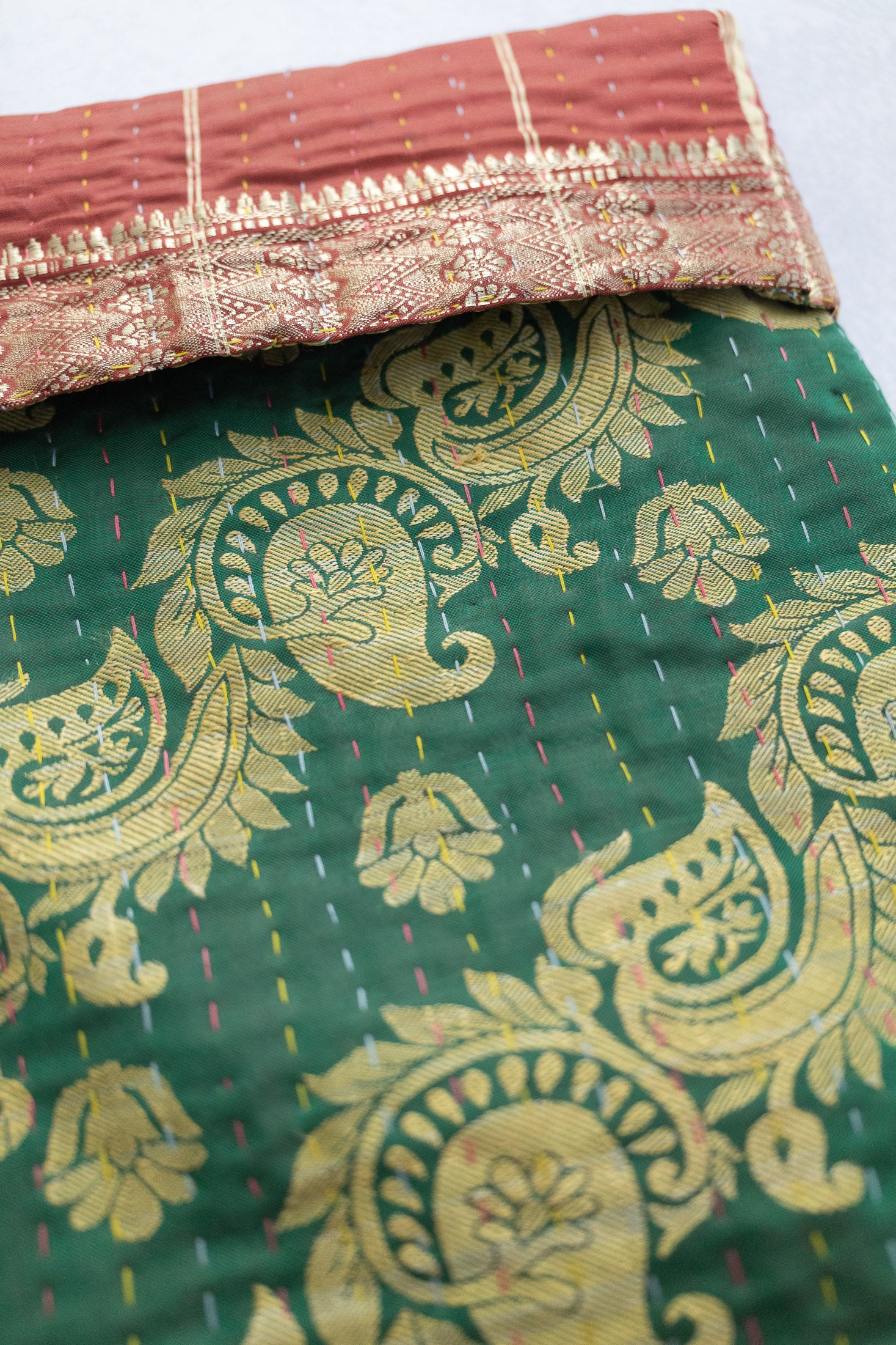 Kantha Holiday Stocking — Luxe No. 55