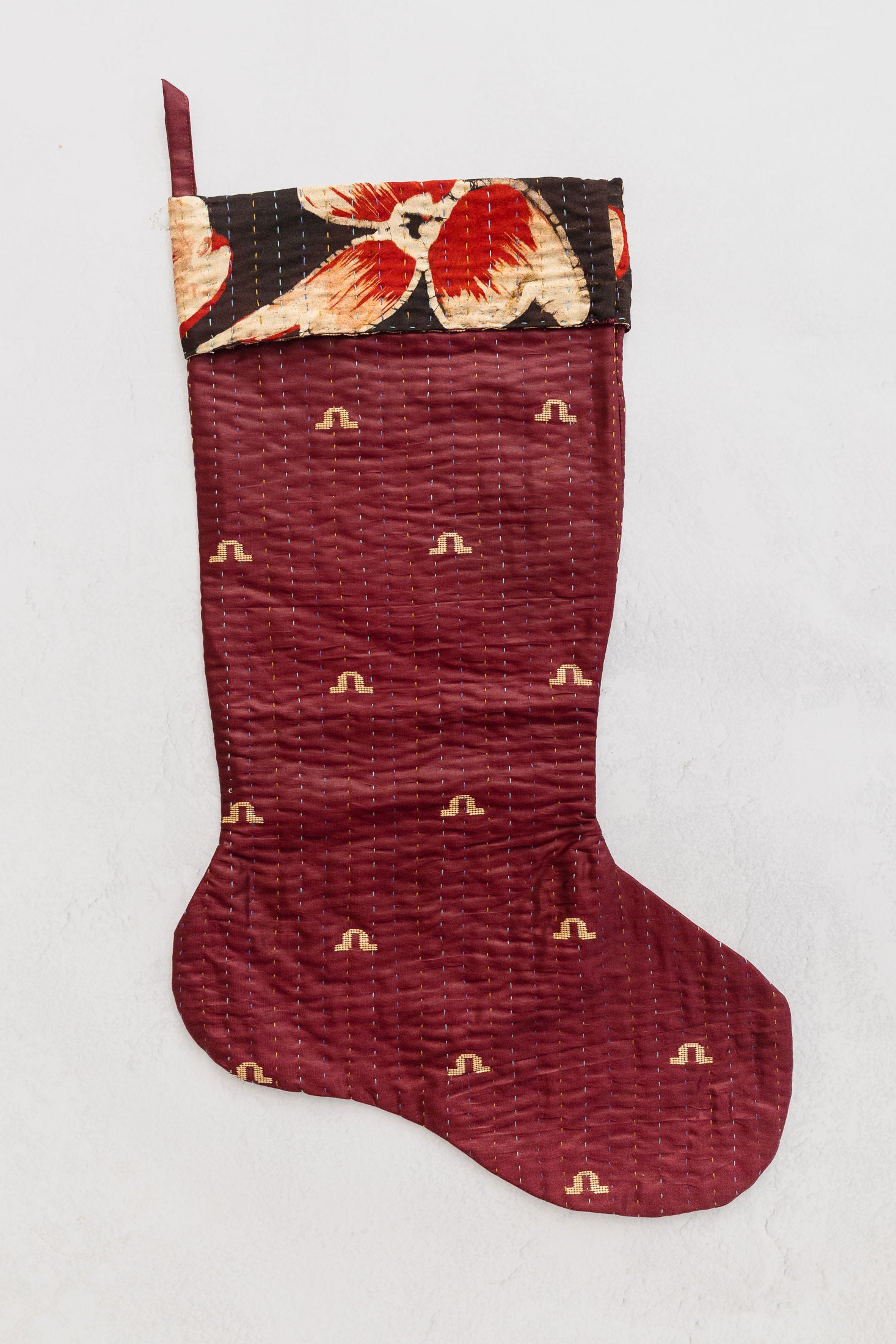 dignify Kantha Luxe Christmas Stocking No. 56