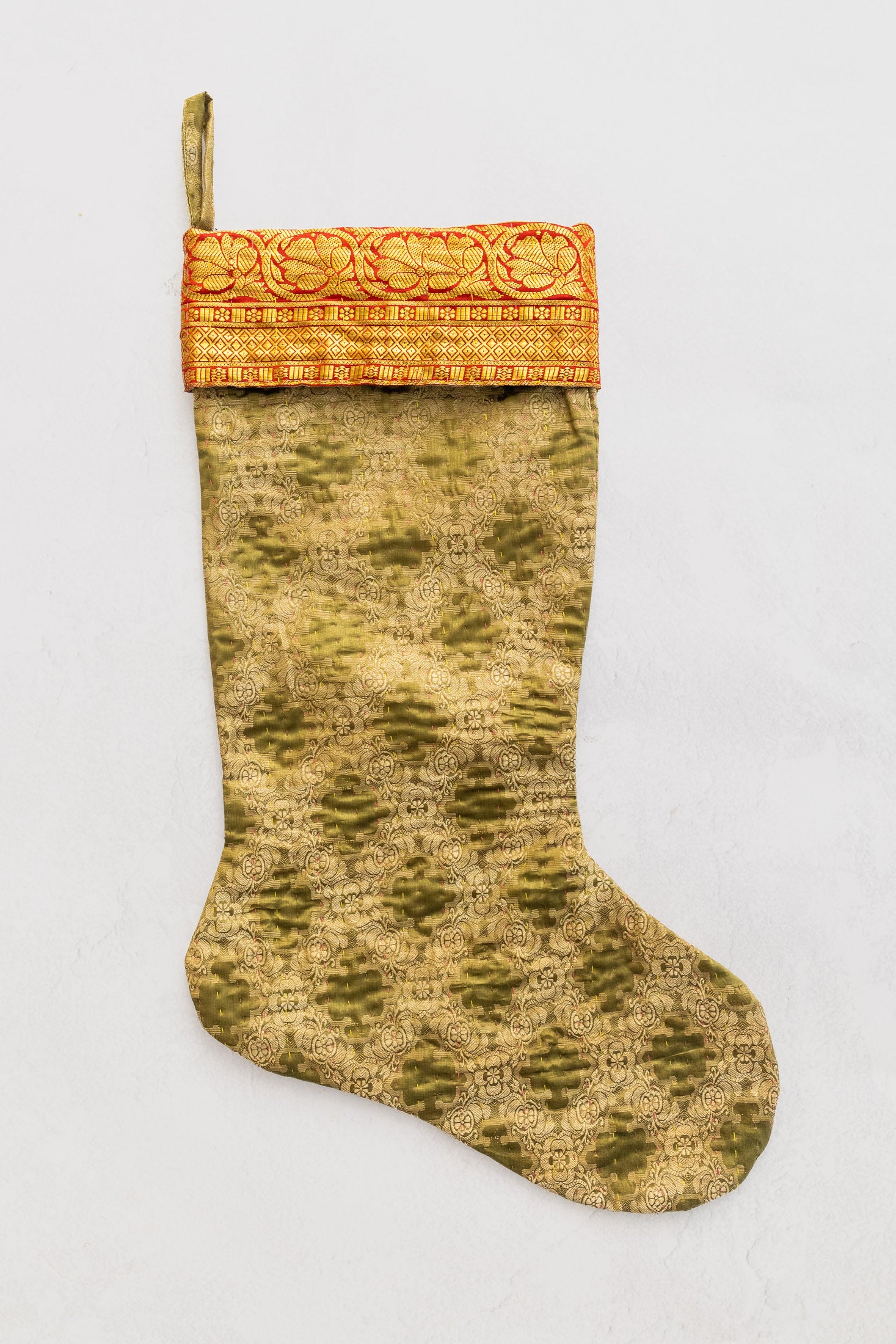 dignify Kantha Luxe Christmas Stocking No. 57