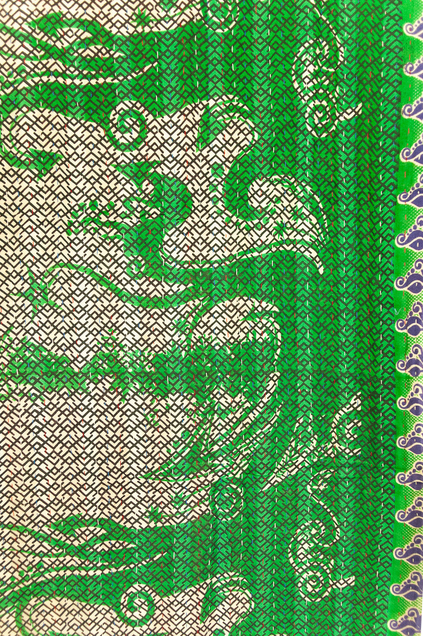 Magical Kantha Christmas Throw