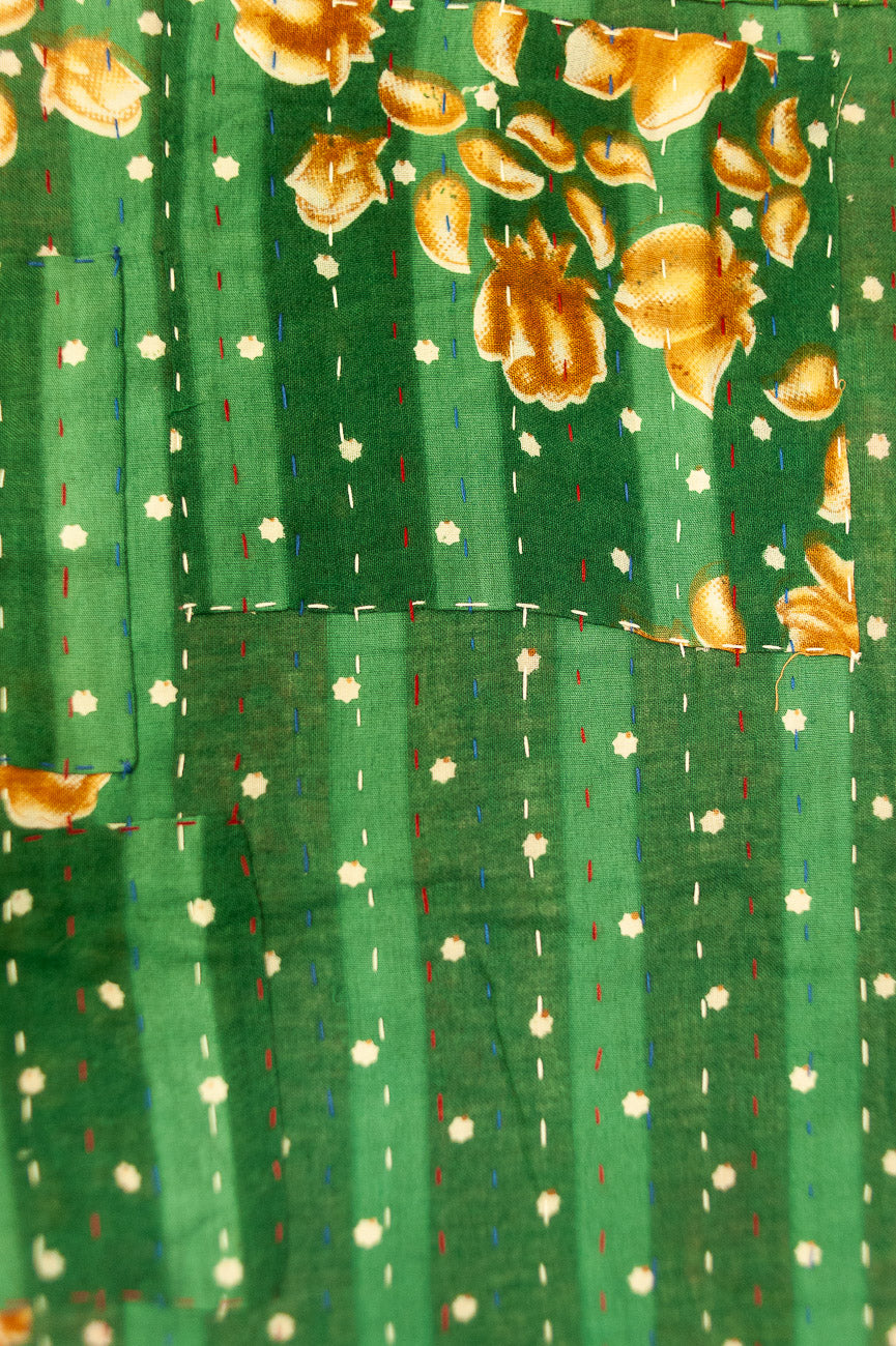 Magical Kantha Christmas Throw