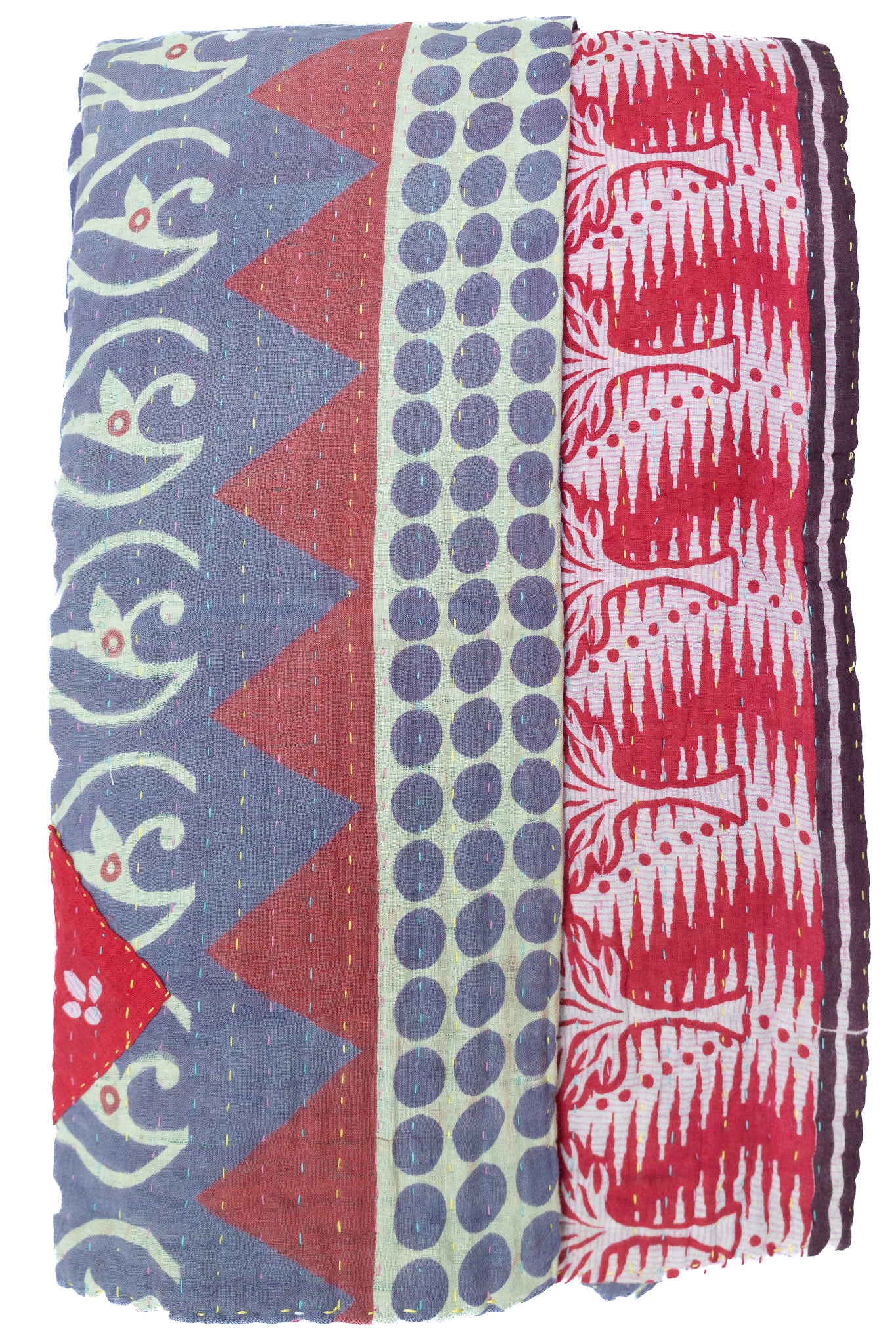 Magnificent Kantha Throw Blanket