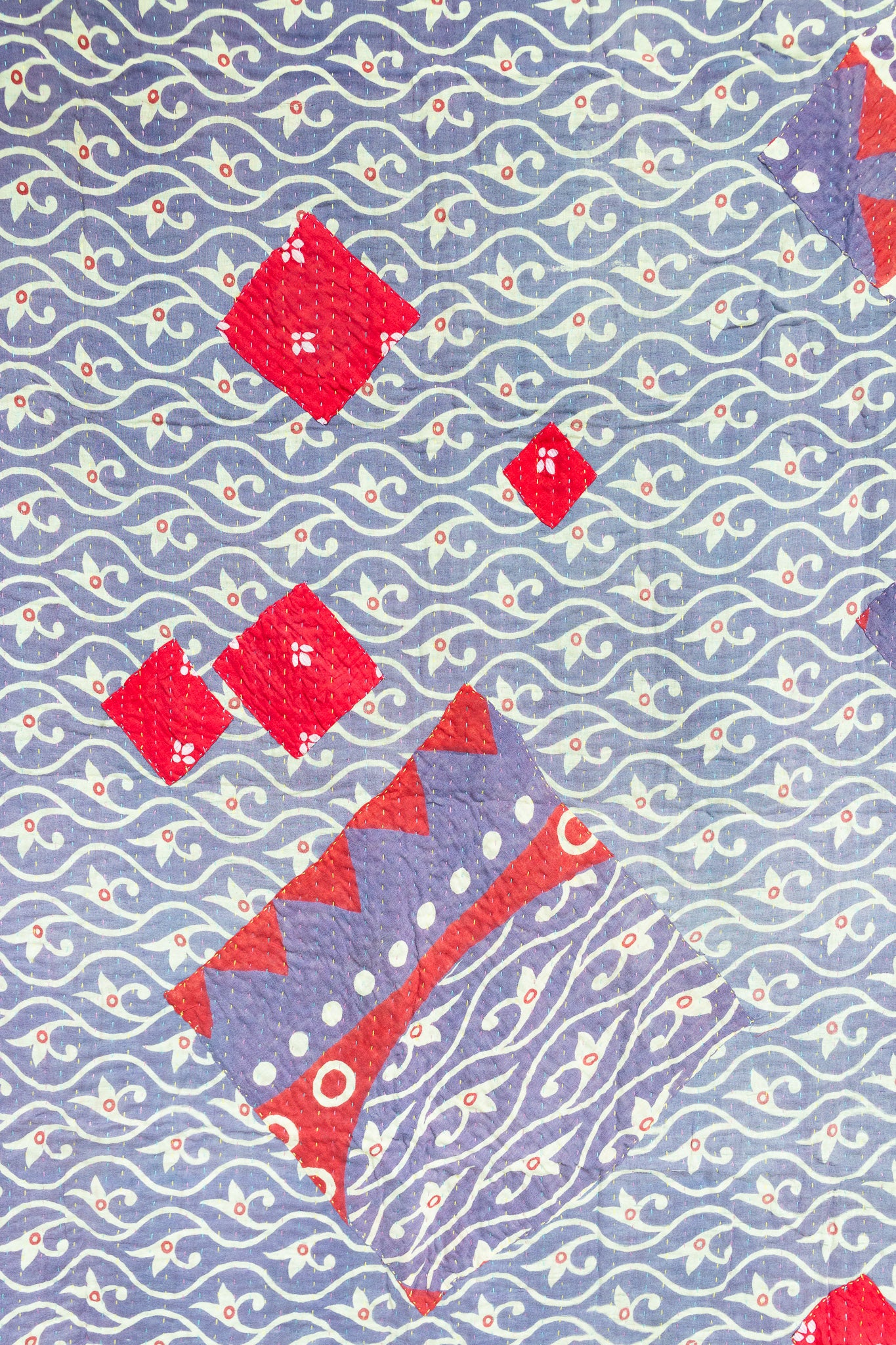Magnificent Kantha Throw Blanket