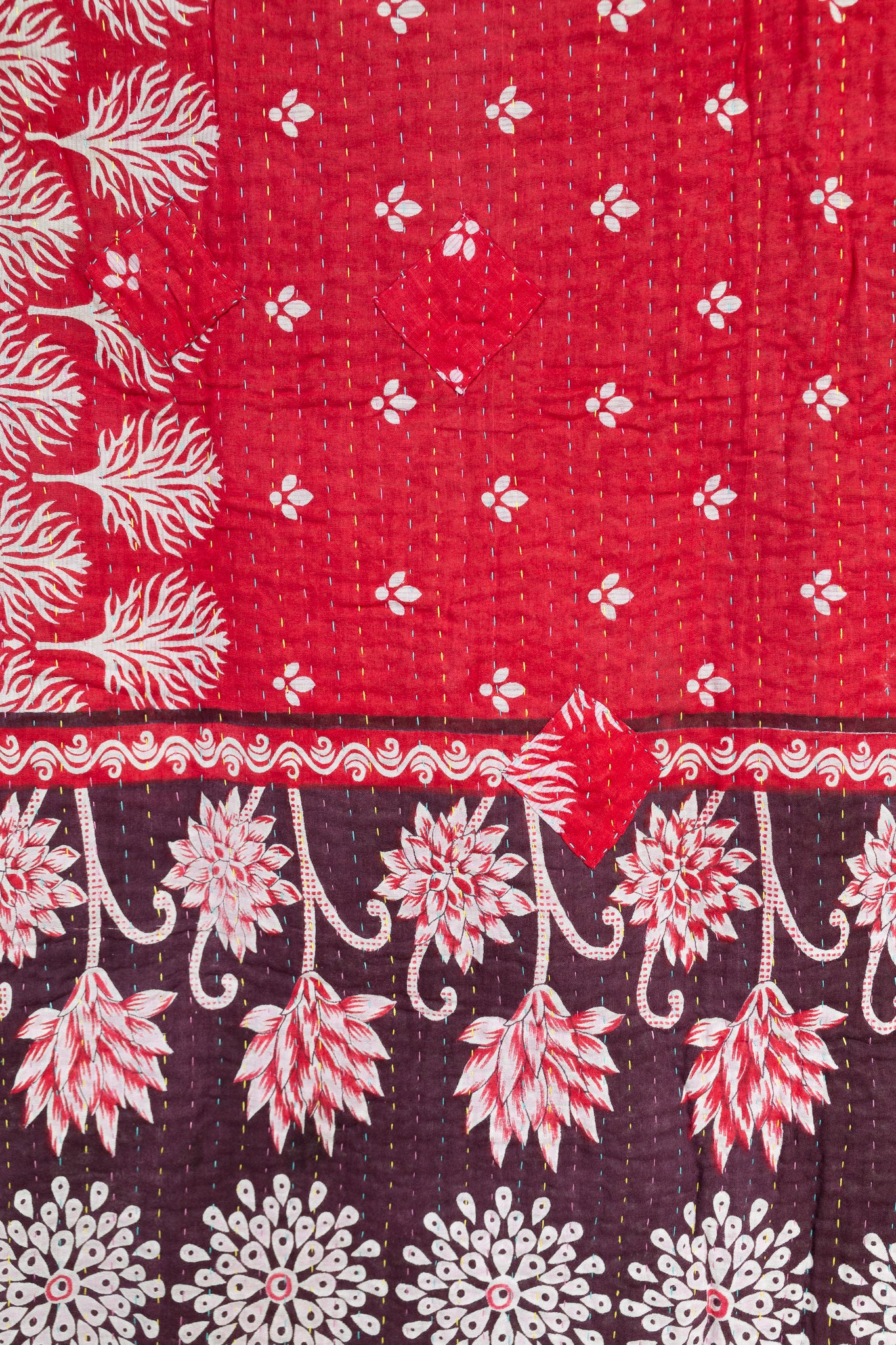 Magnificent Kantha Throw Blanket