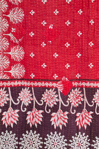 Magnificent Kantha Throw Blanket