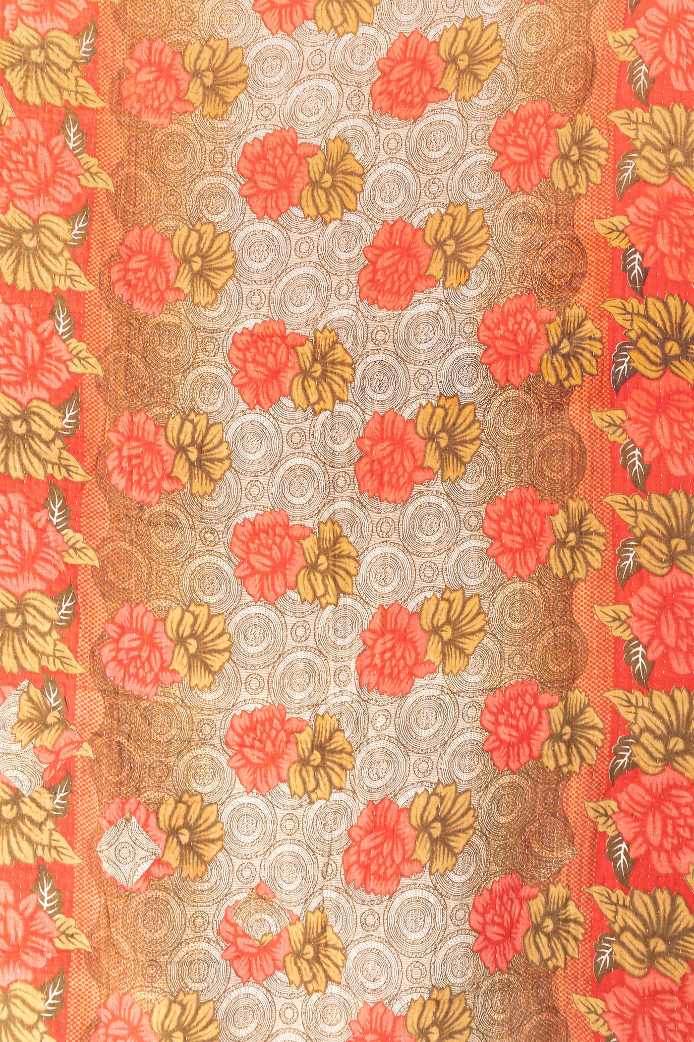 Magnolia Kantha Throw Blanket