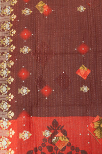 Magnolia Kantha Throw Blanket
