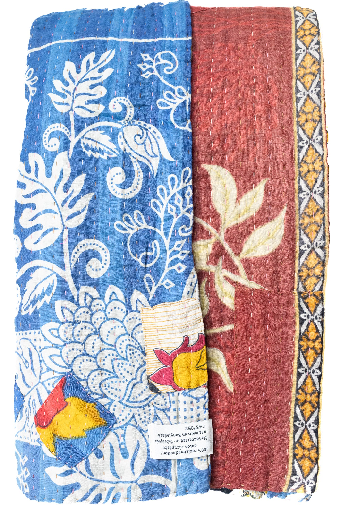 Majesty Large Kantha Throw Blanket