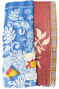 Majesty Large Kantha Throw Blanket