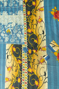 Majesty Large Kantha Throw Blanket
