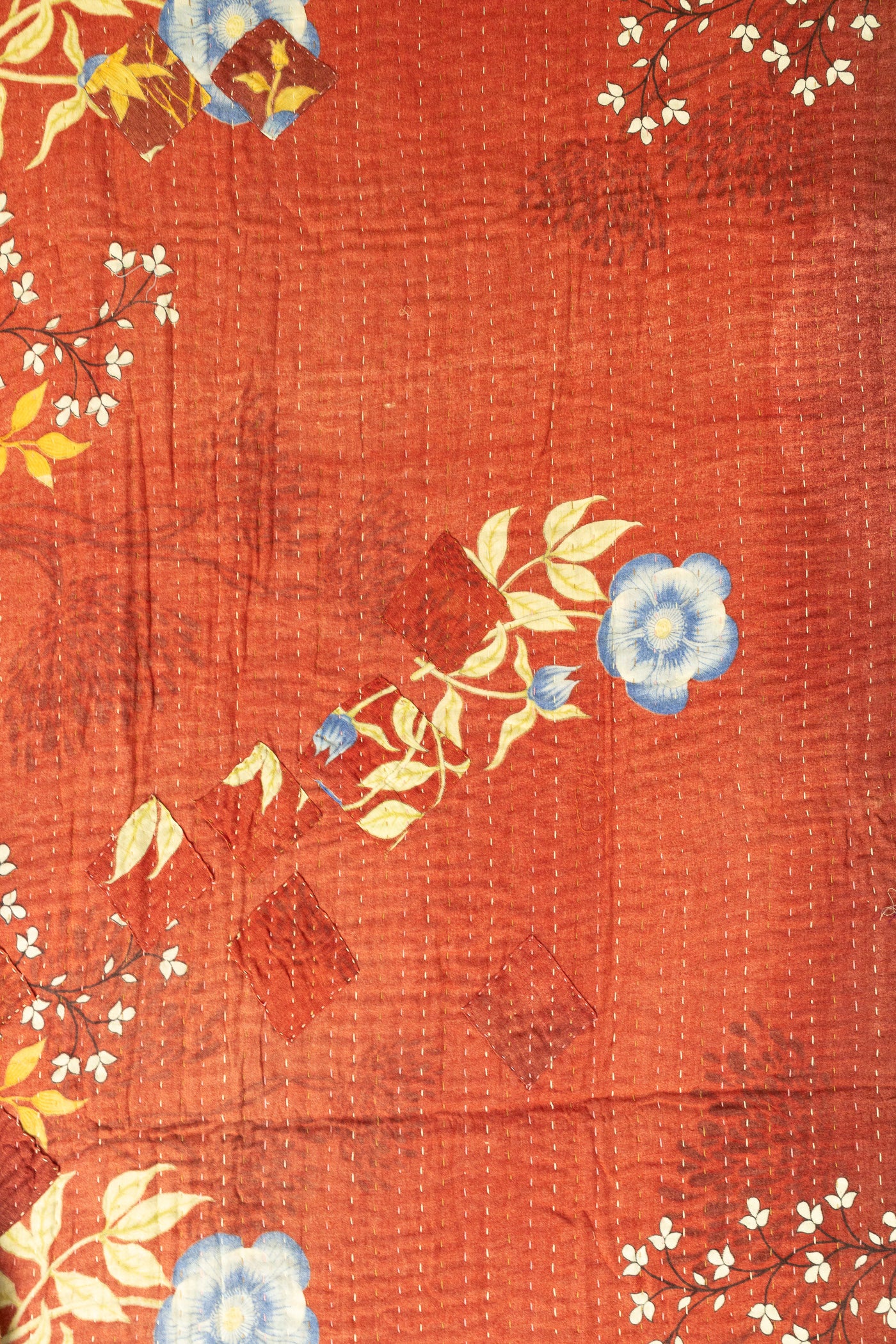 Majesty Large Kantha Throw Blanket