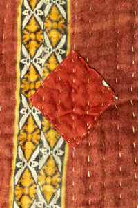 Majesty Large Kantha Throw Blanket