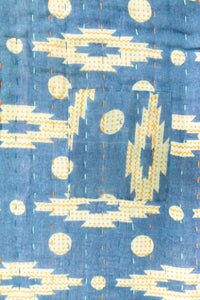 Majesty No. 2 Large Kantha Throw Blanket