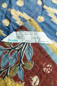 Majesty No. 2 Large Kantha Throw Blanket