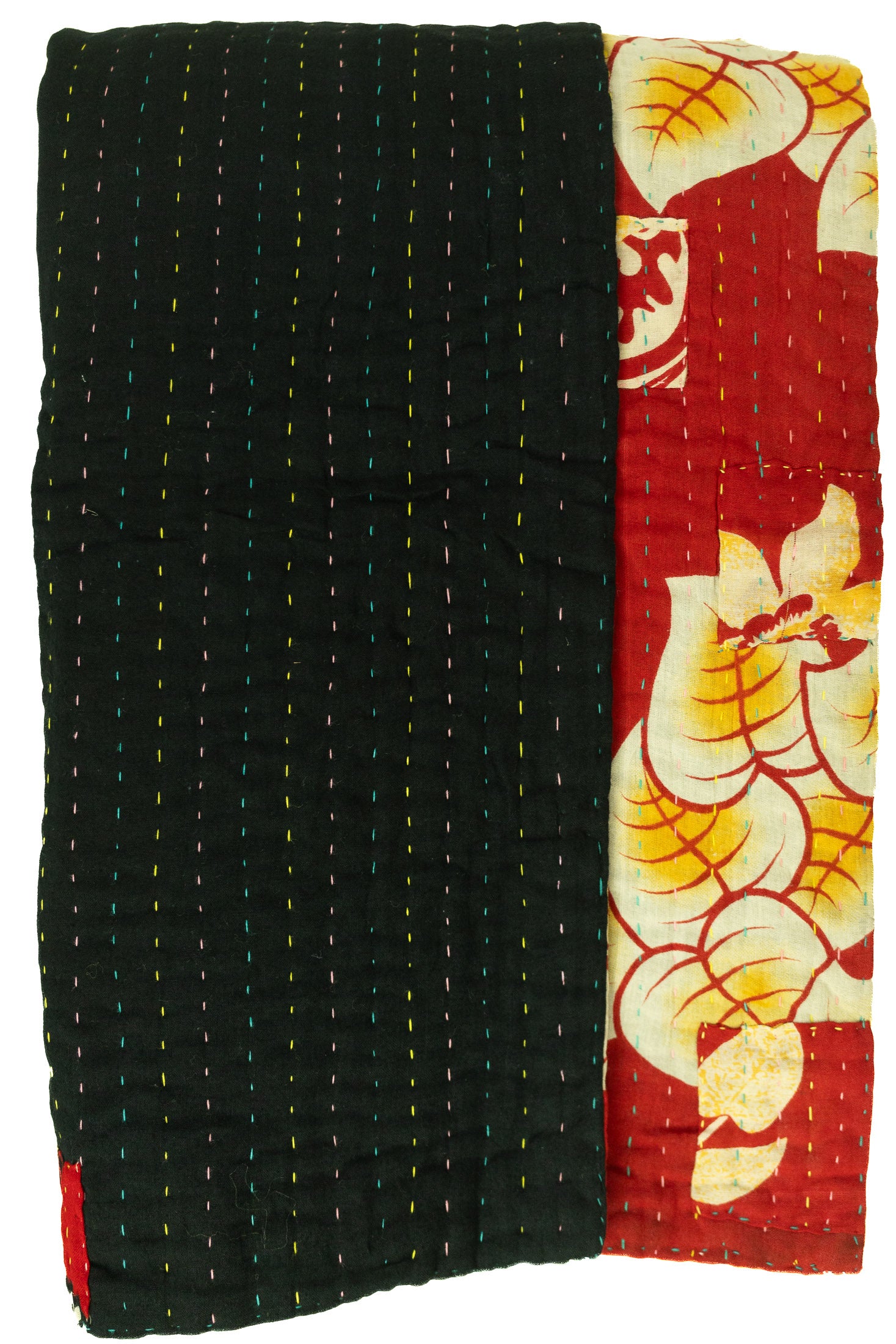 Maple Kantha Throw