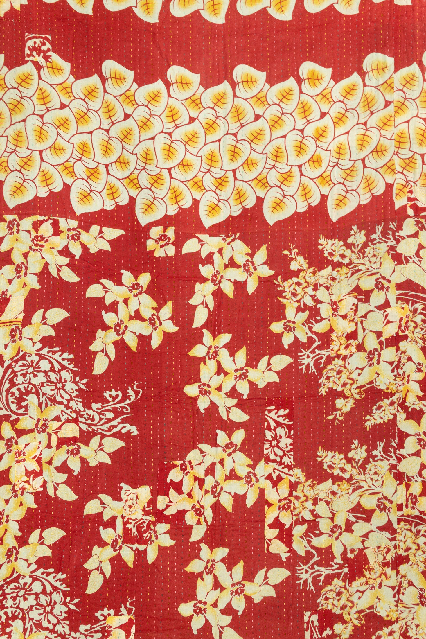 Maple Kantha Throw