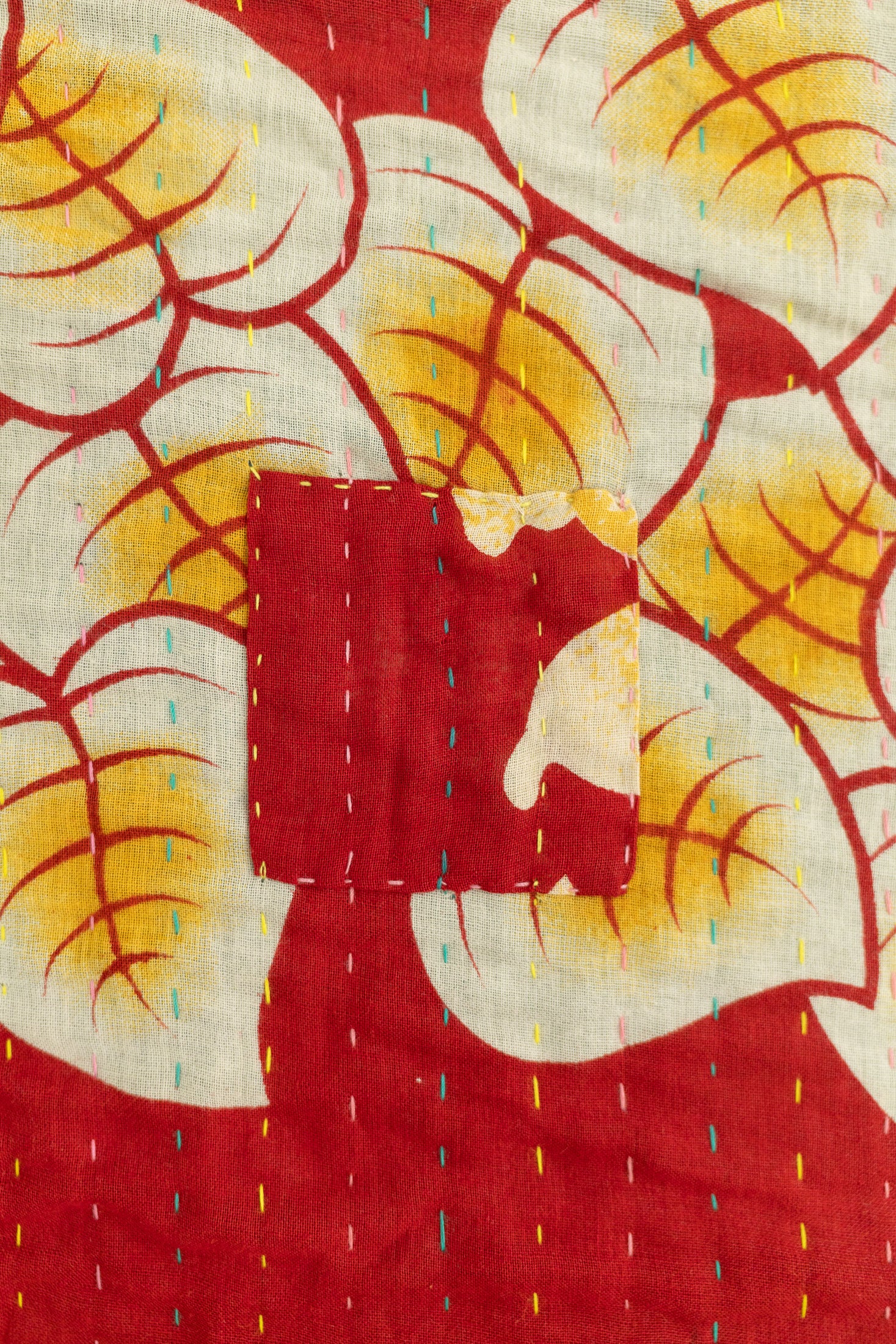 Maple Kantha Throw