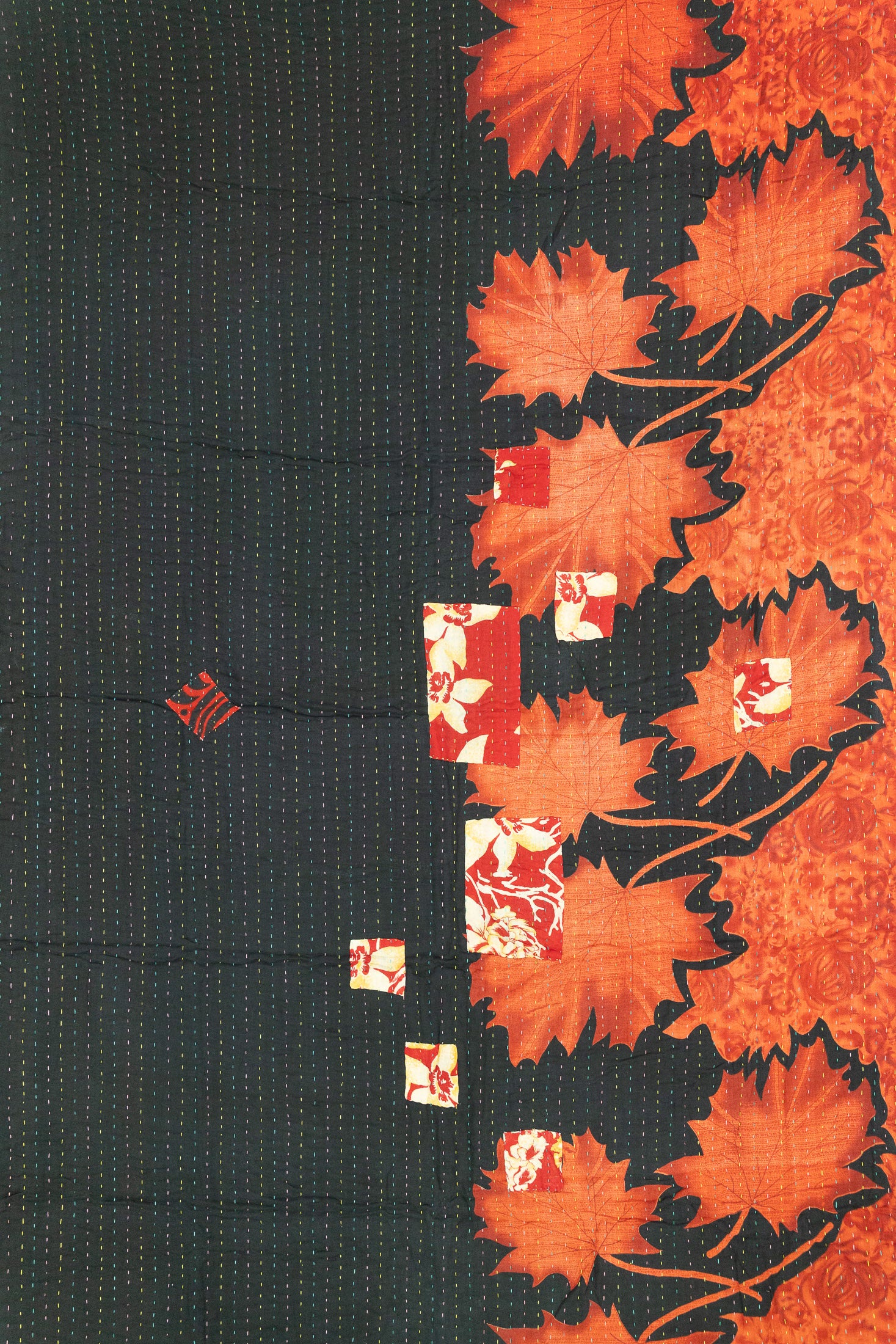 Maple Kantha Throw