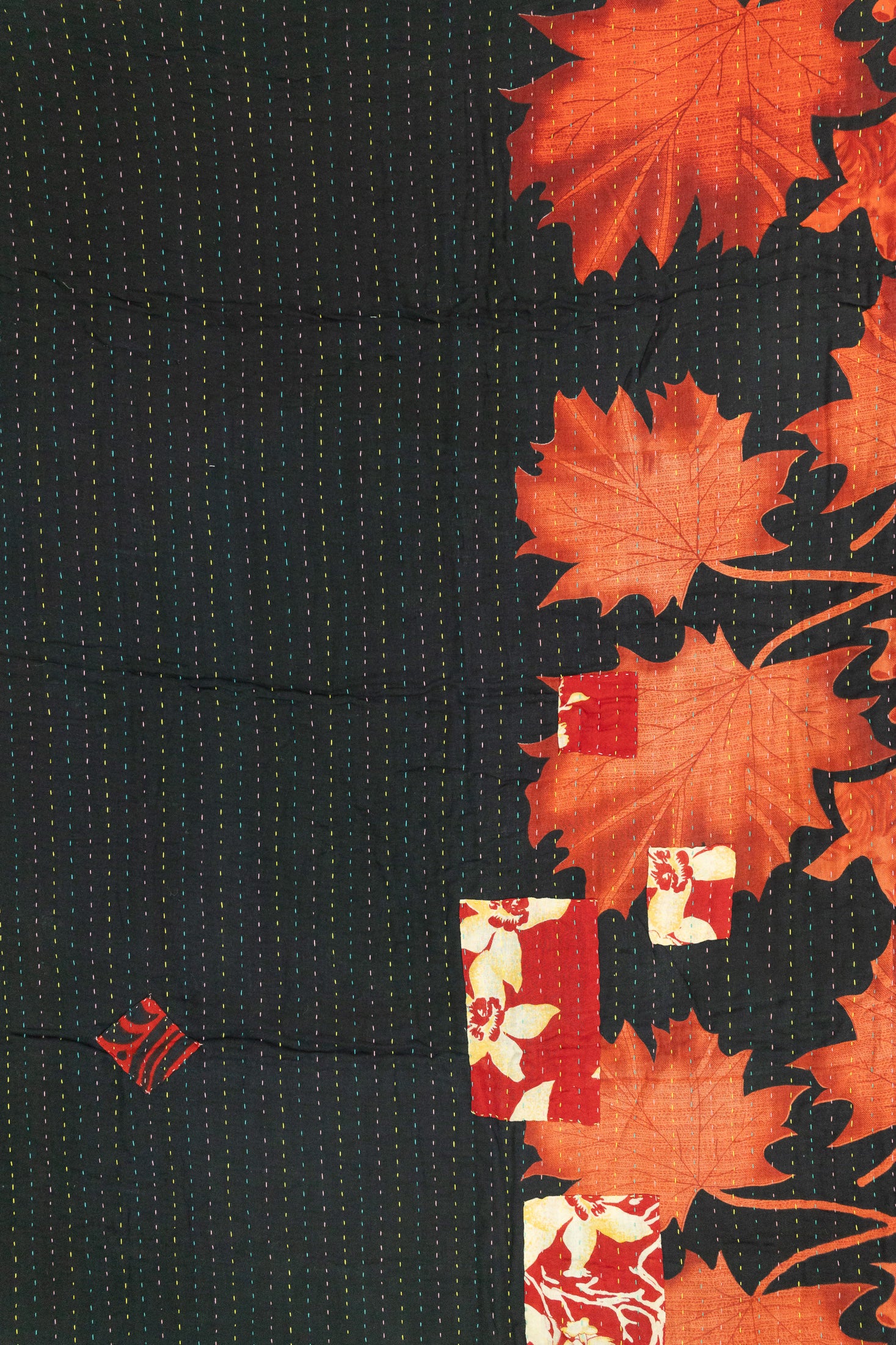 Maple Kantha Throw