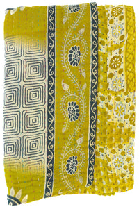 Kantha Throw Bed Quilt