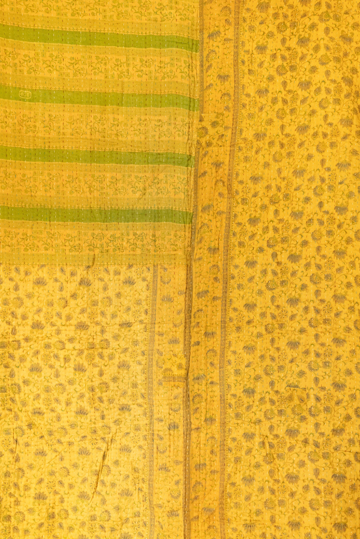 Mellow Large Kantha Throw Blanket