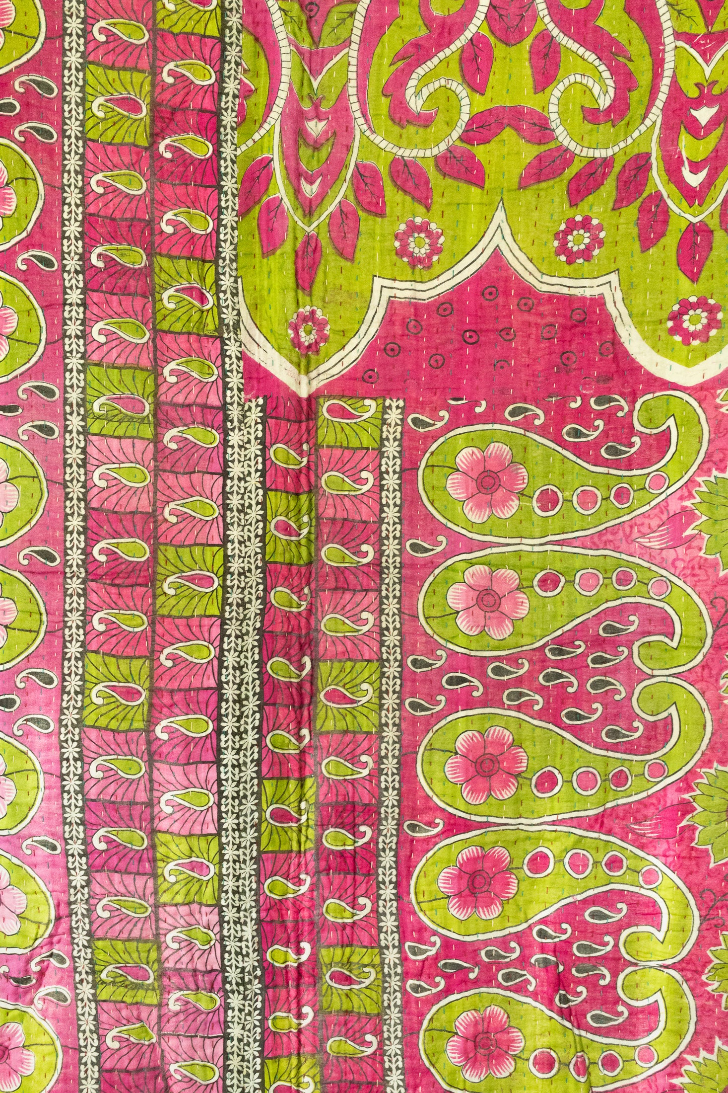 Mellow Large Kantha Throw Blanket