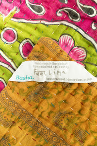 Mellow Large Kantha Throw Blanket