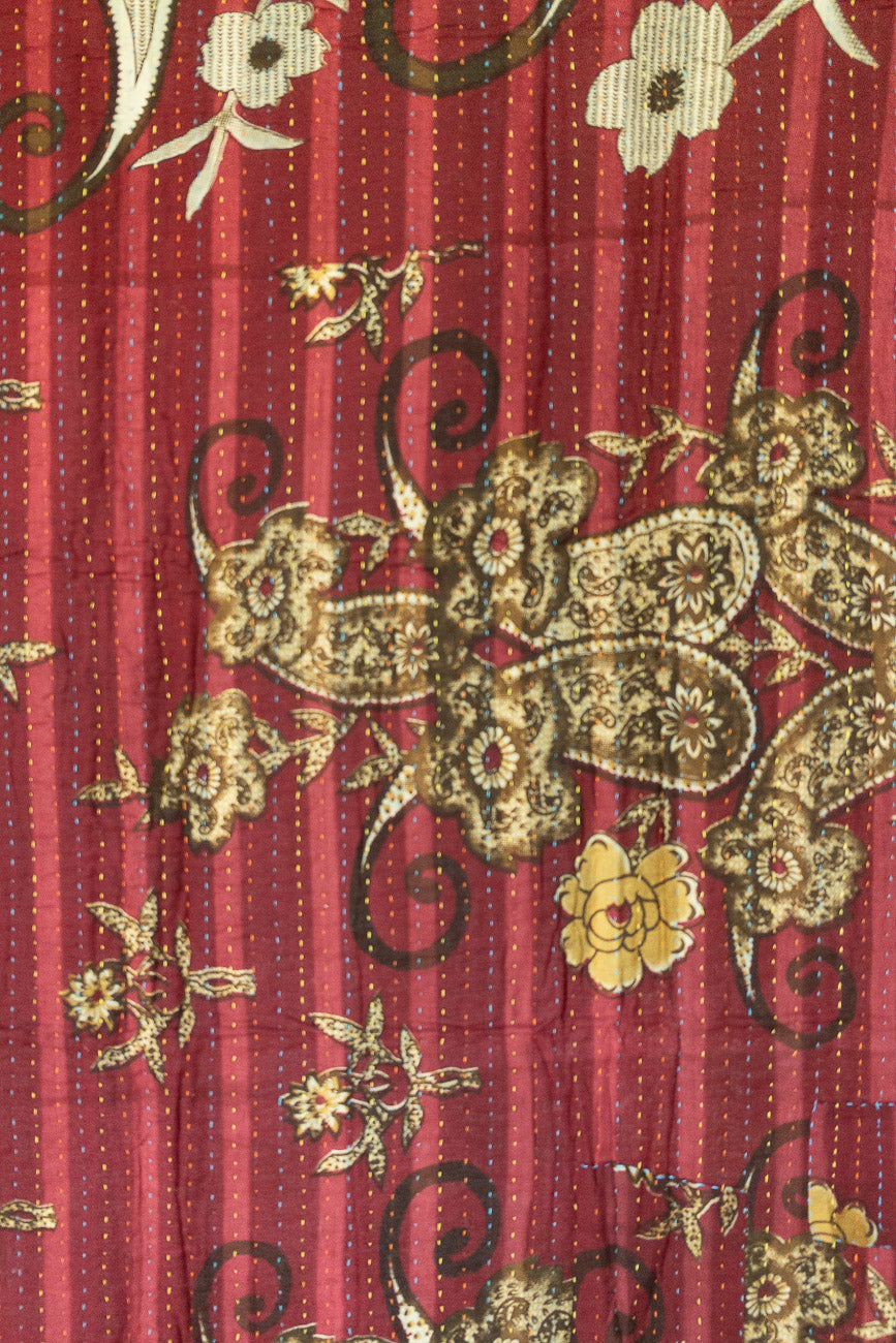 Mended Kantha Throw