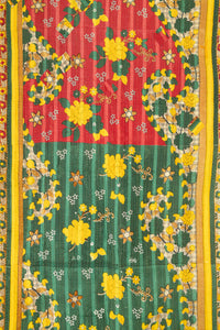 Kantha Throw Bed Quilt