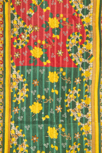 Kantha Throw Bed Quilt