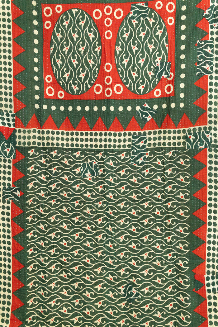 Kantha Holiday Throw