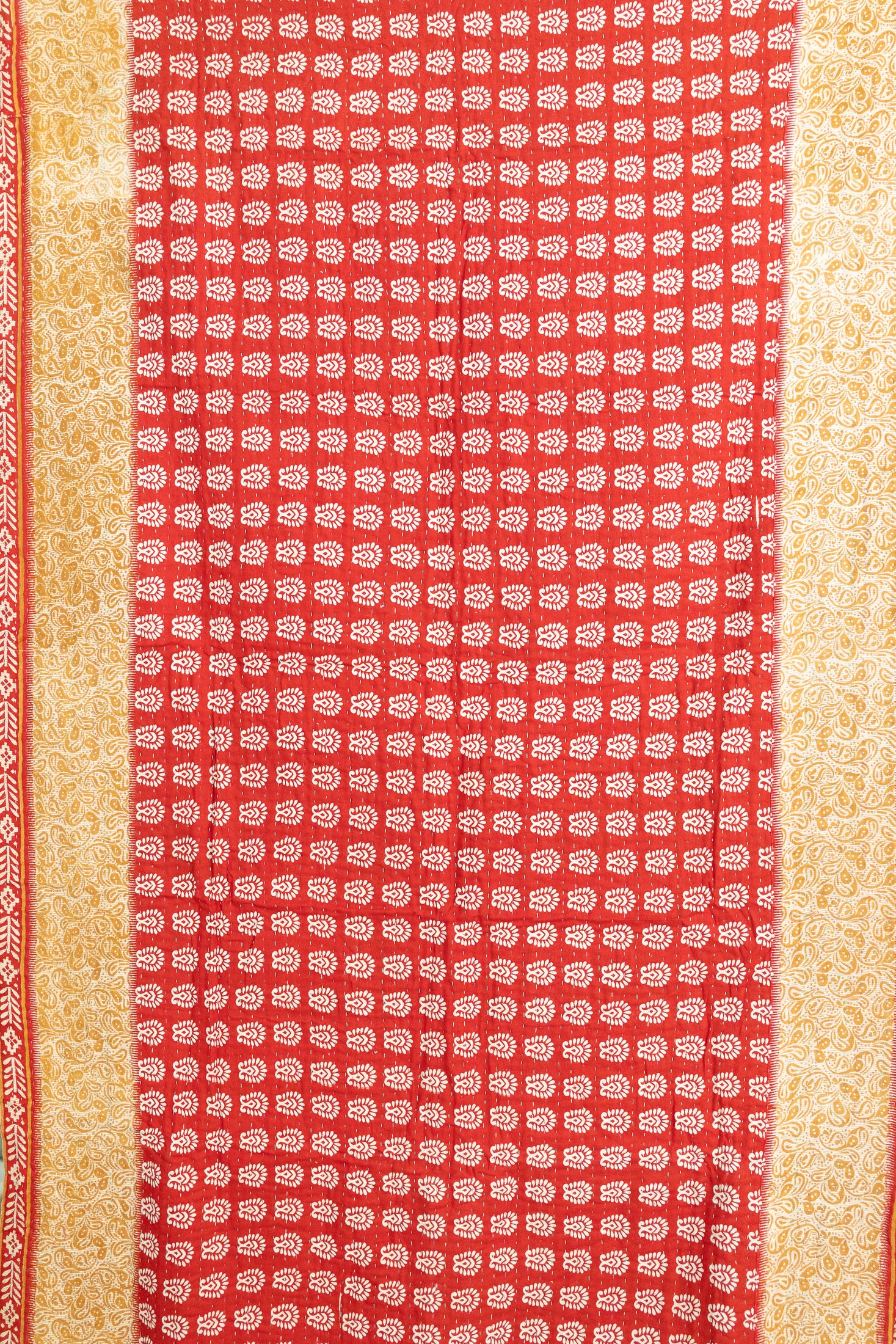Merry Holiday Kantha Blanket