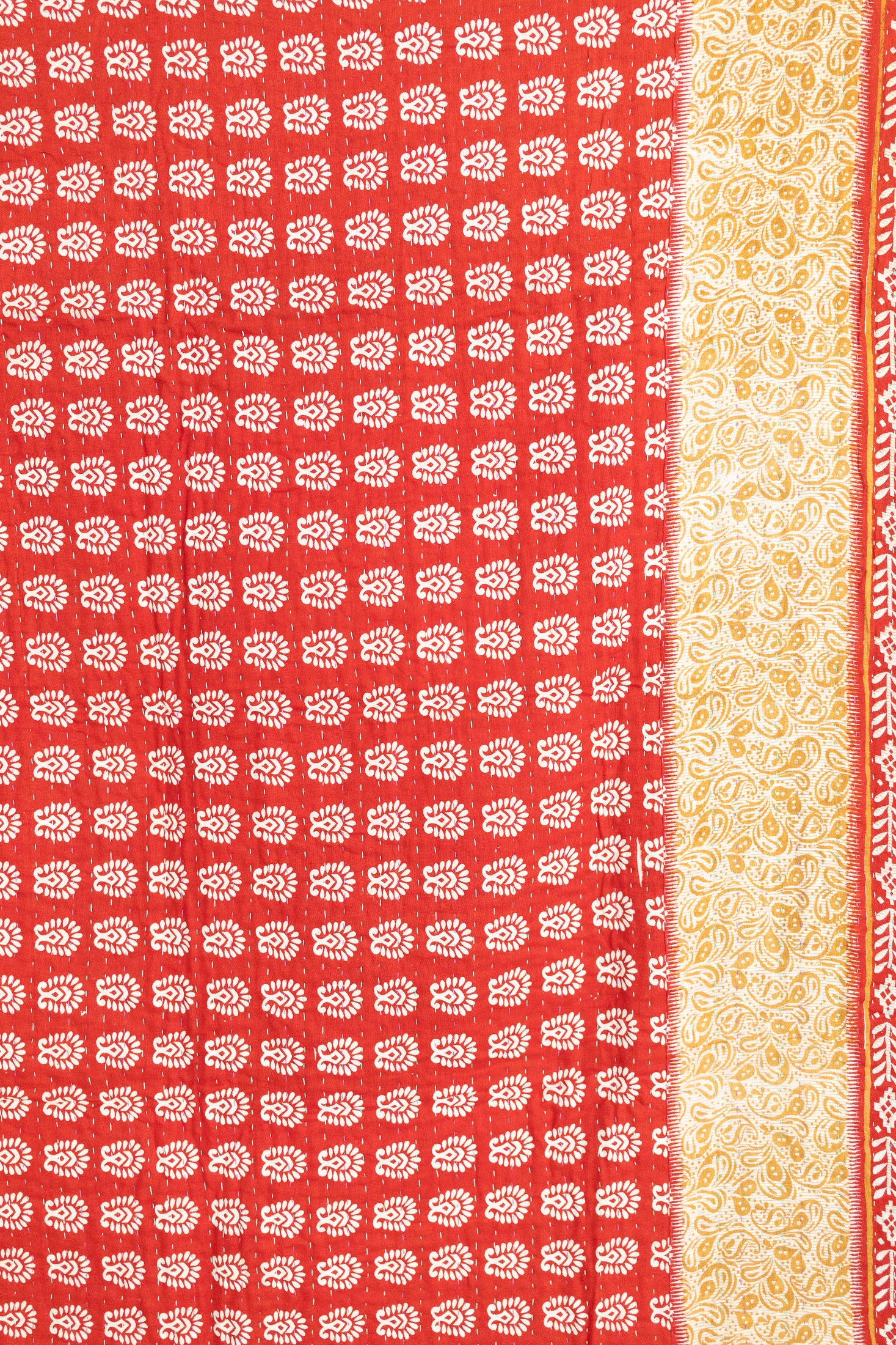 Merry Holiday Kantha Blanket