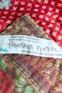 dignify Holiday Kantha Baby Blanket Quilt