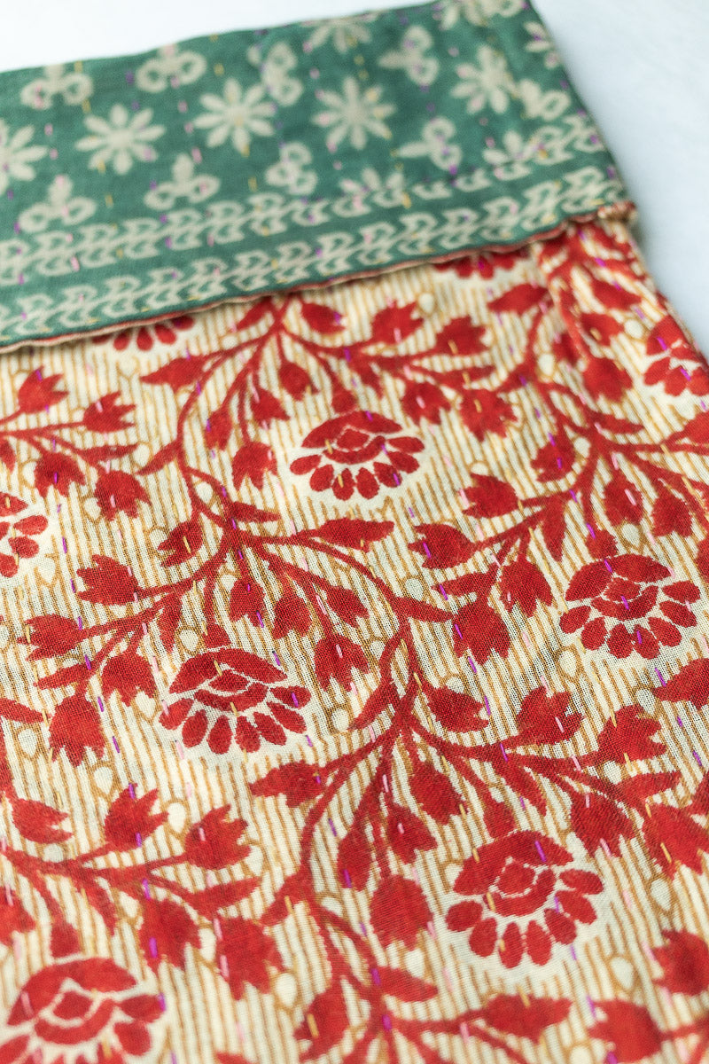 Kantha Holiday Stocking - Merry No. 24