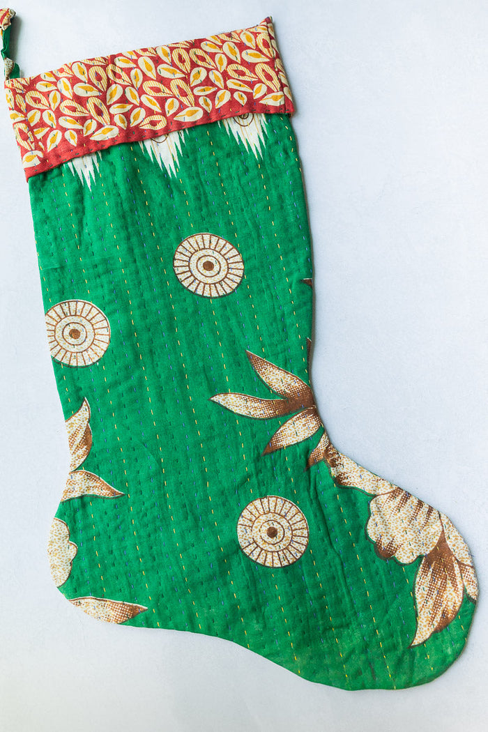 dignify Kantha Christmas Stocking